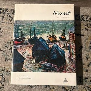 Beautiful hardcover Claude Monet art book
